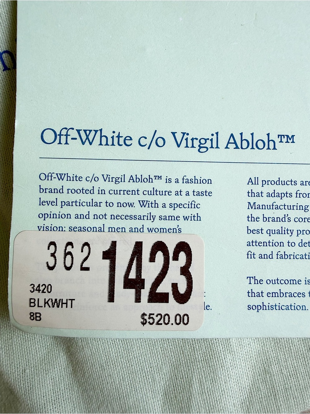 Off-White Virgil Abloh Women's Suede Sneakers Size 38 EU / 8 US Black White - Picture 10 of 11